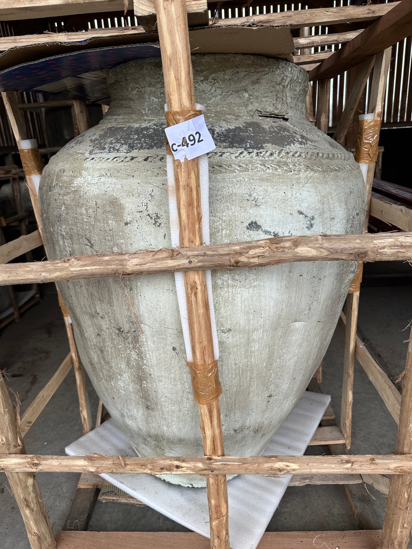 Grote oude XL kruik uit India nr.: 492