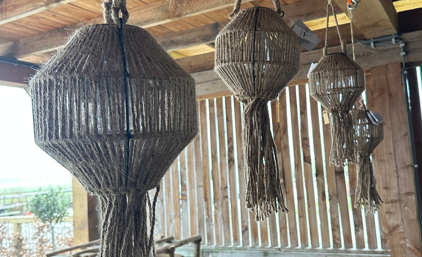 Hanglamp Solar Led Dagmar Naturel