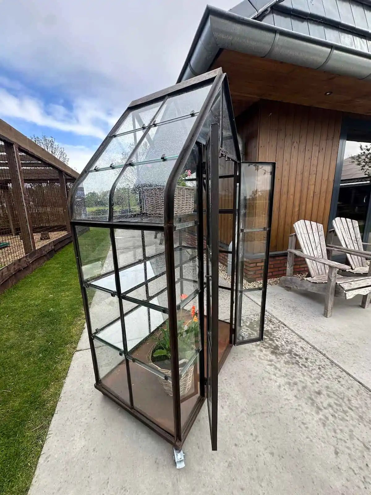 Greenhouse - Vintage tuinkas 108x70x190 | Franse tuinkas, kruidenkas & kweekkas - Sfeerstal69