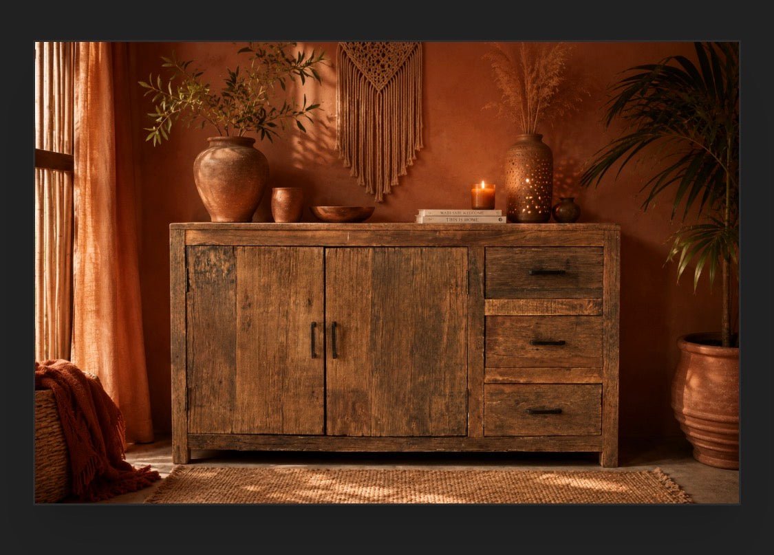 Rustiek Houten Dressoir – Landelijk & Tijdloos - Sfeerstal69