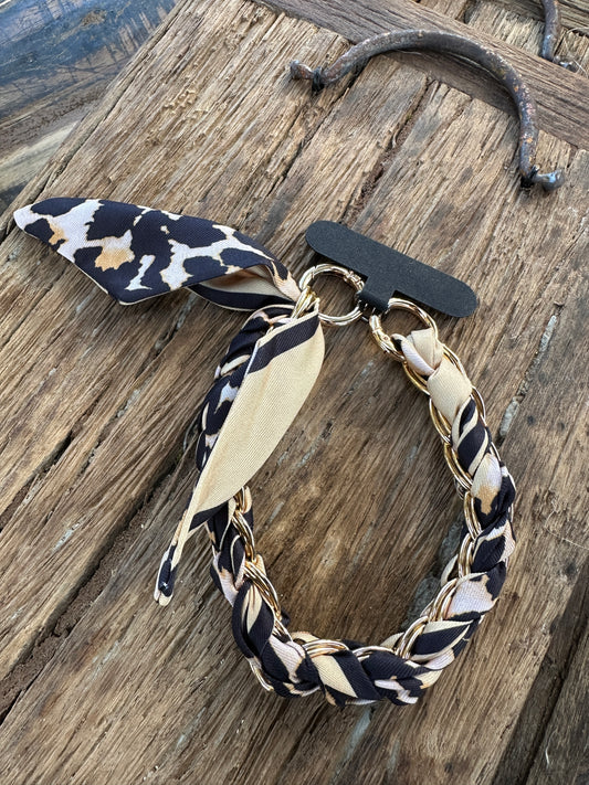 Telefoon koord leopard kort - Sfeerstal69