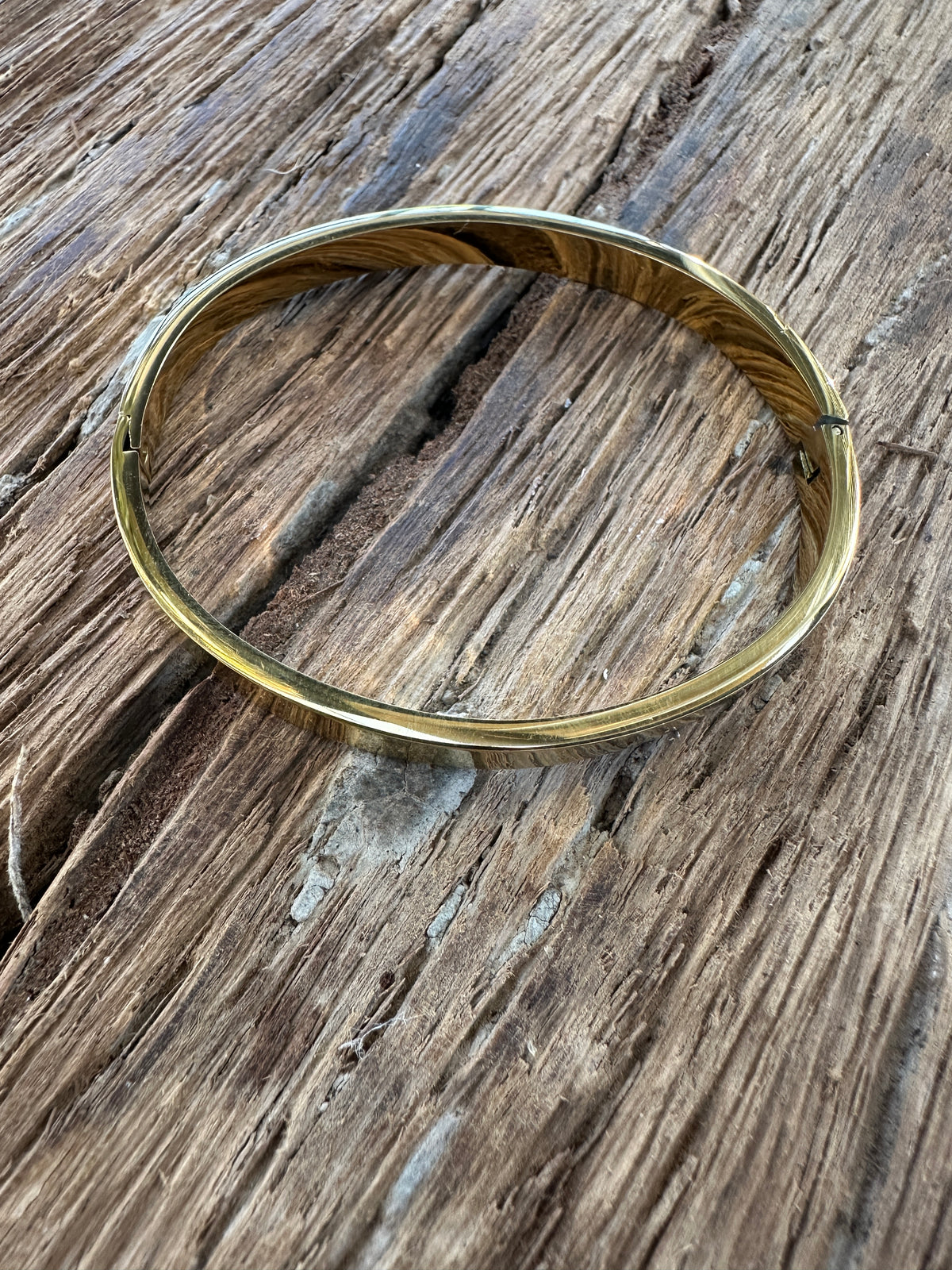 Goudkleurige stainless steel armband - Sfeerstal69