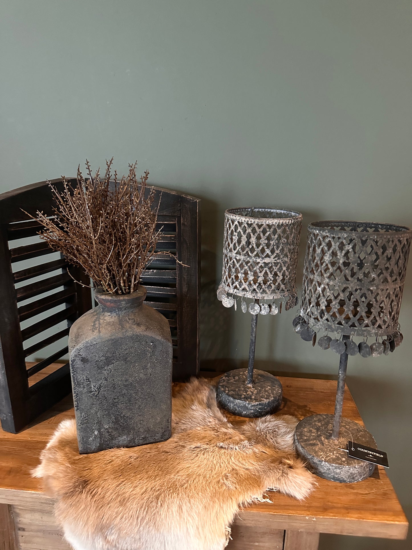 Sobere sjieke muntjes kandelaar L