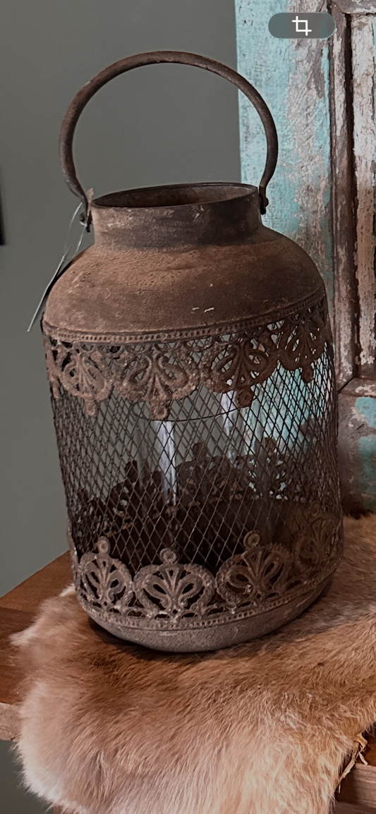 Windlicht Lalou roest Countryfield