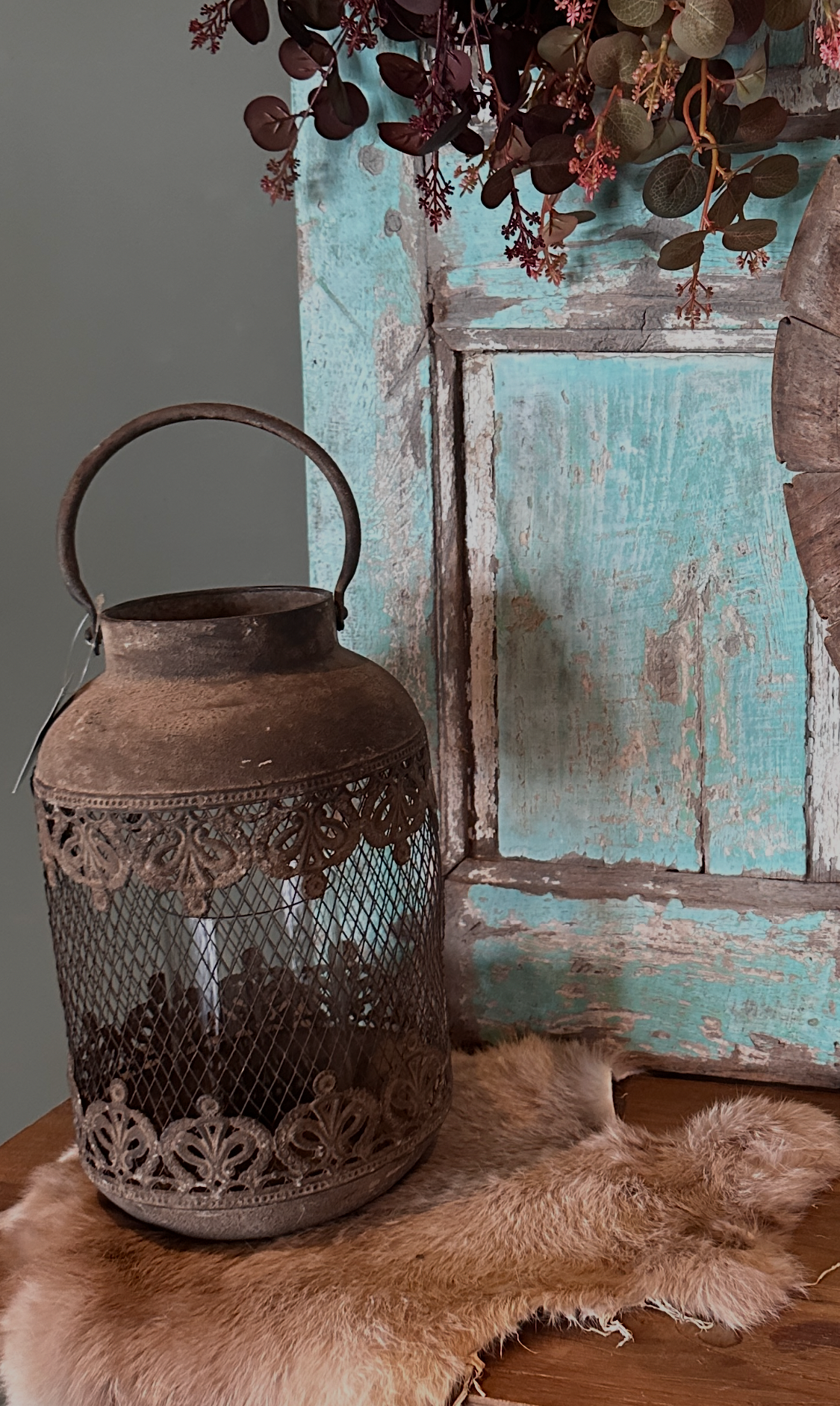 Windlicht Lalou roest Countryfield