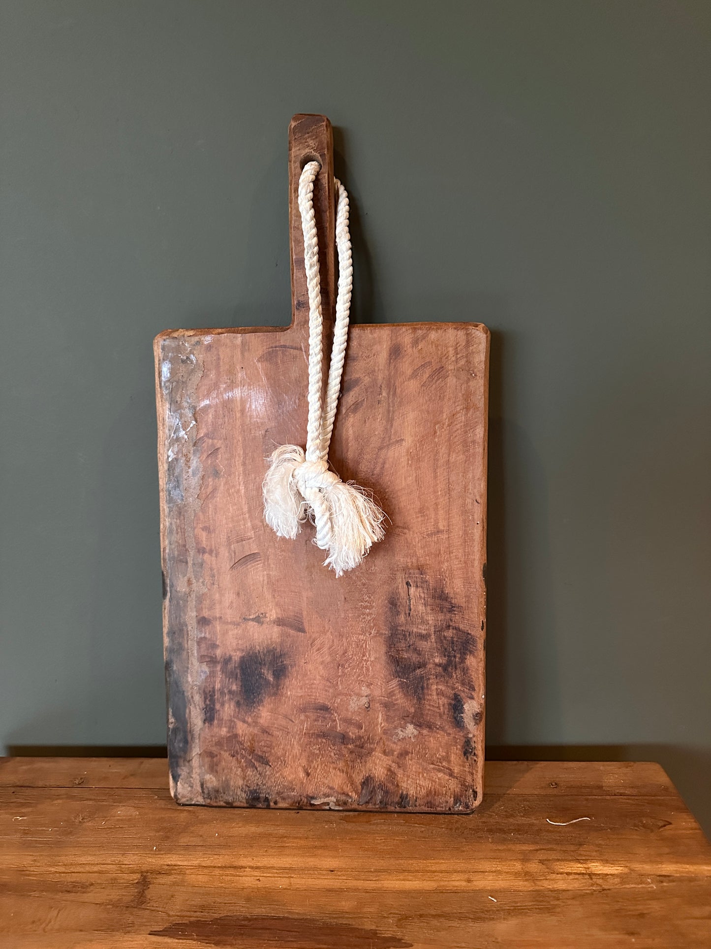 Robuuste oude snijplank breed