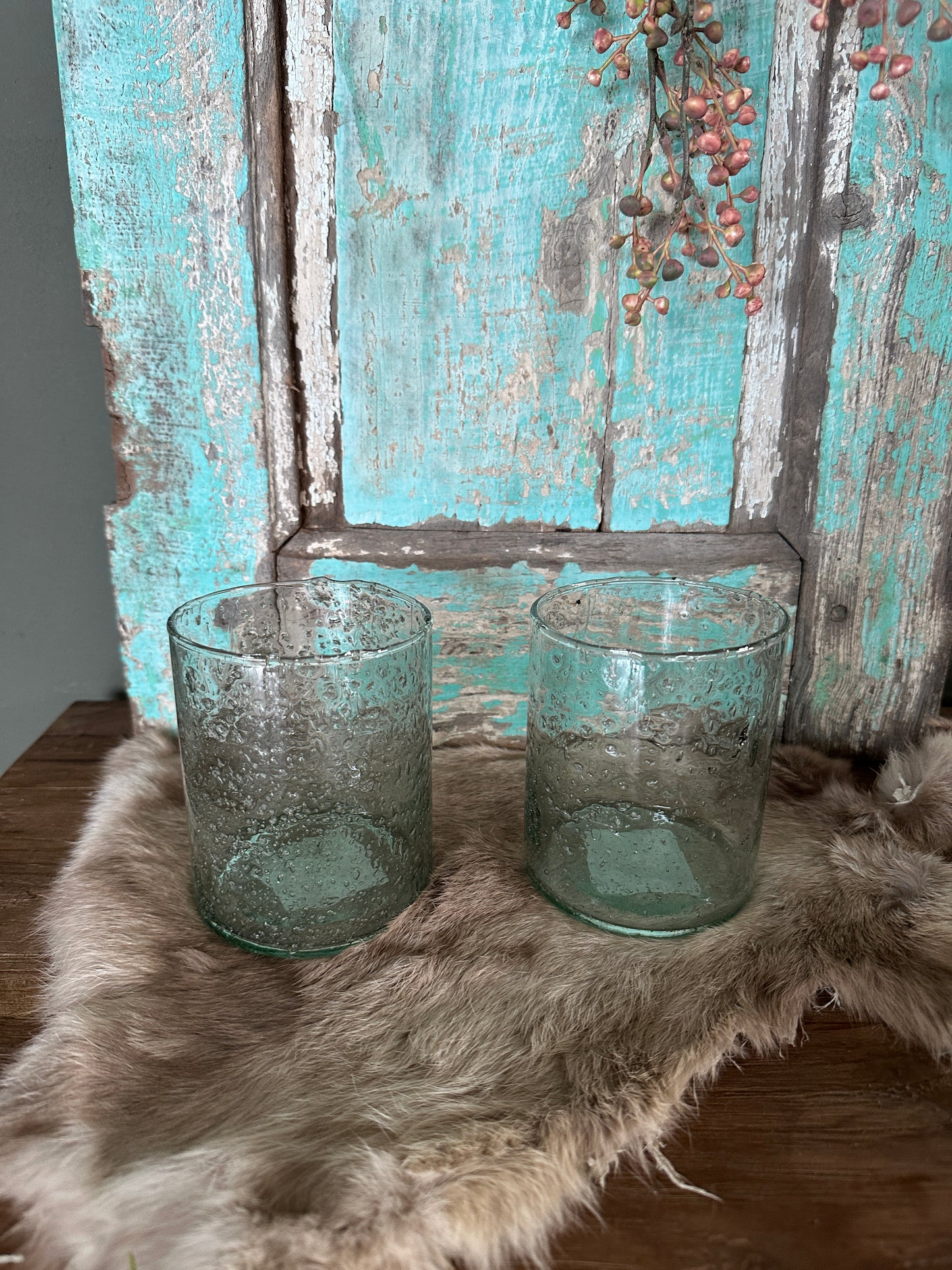 Bubble windlicht helder S