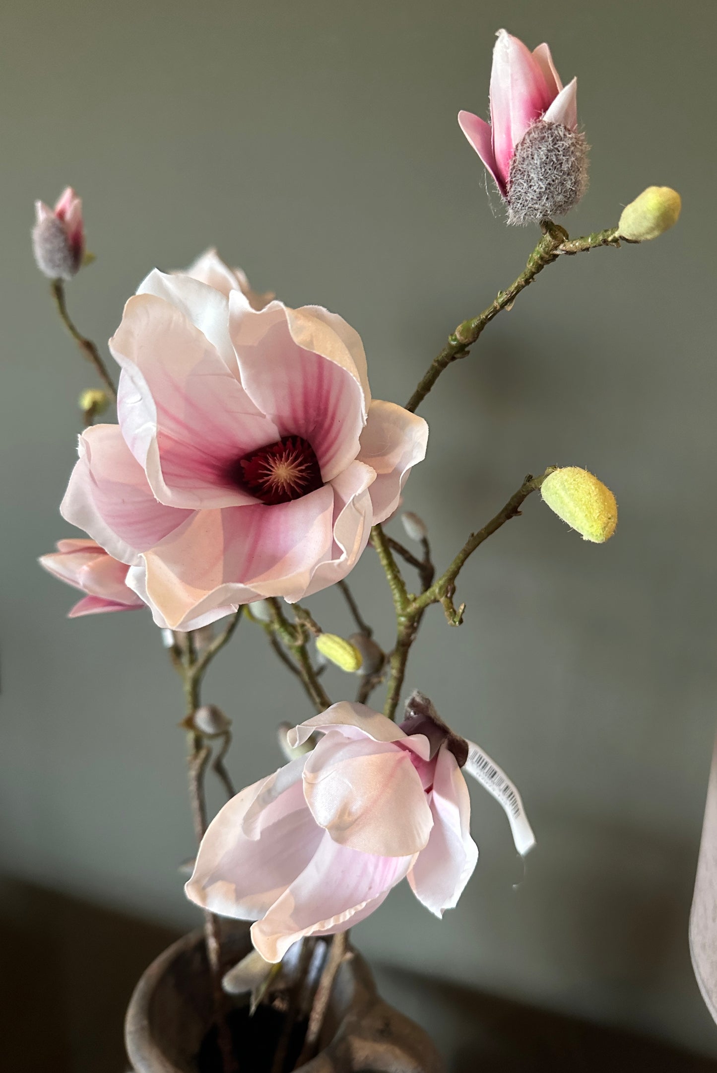 Magnolia tak roze zijde