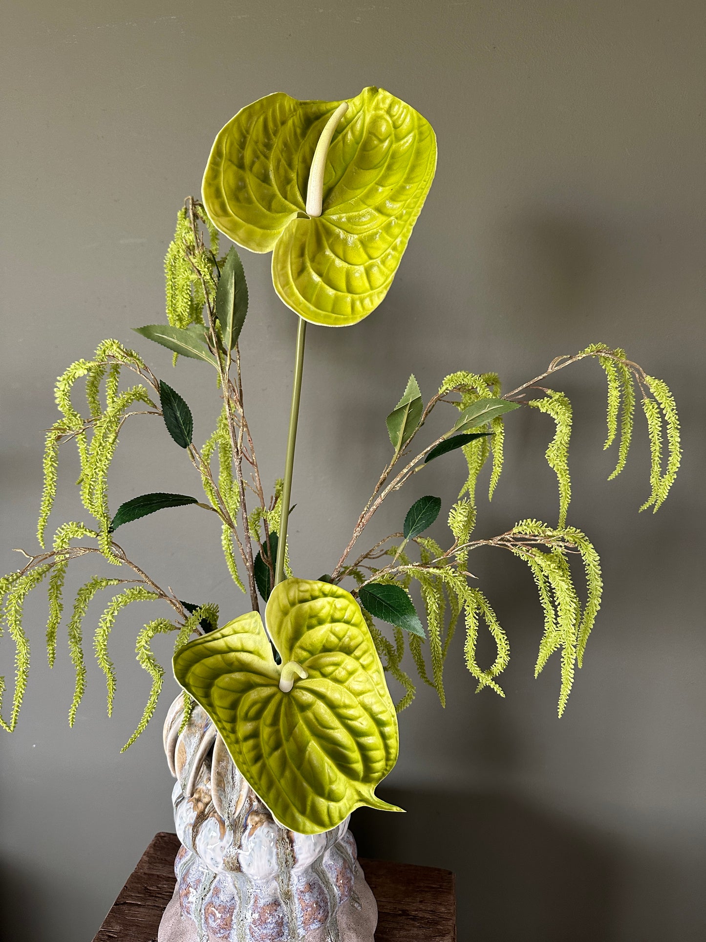 Anthurium tak kunst tropical