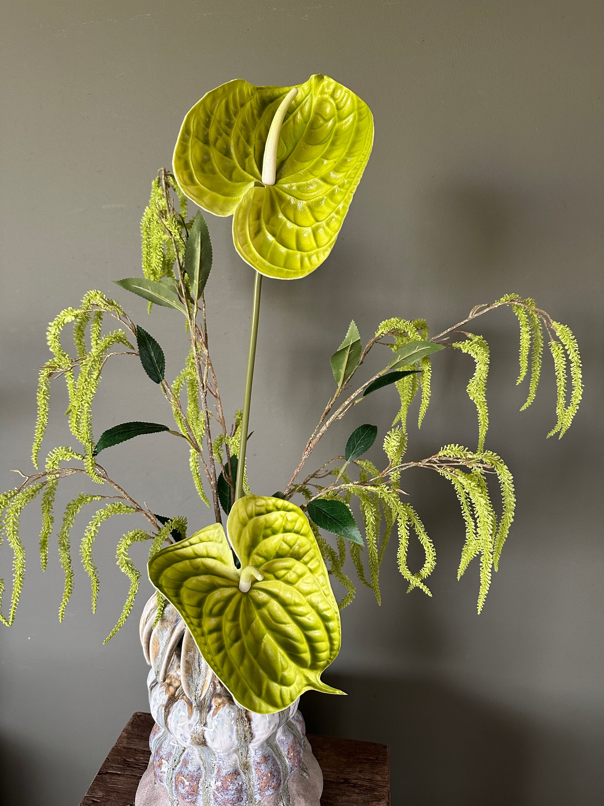 Anthurium tak kunst tropical
