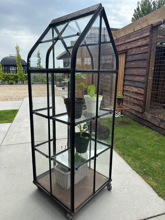 Vintage Greenhouse – Franse Tuinkas 65x65x175